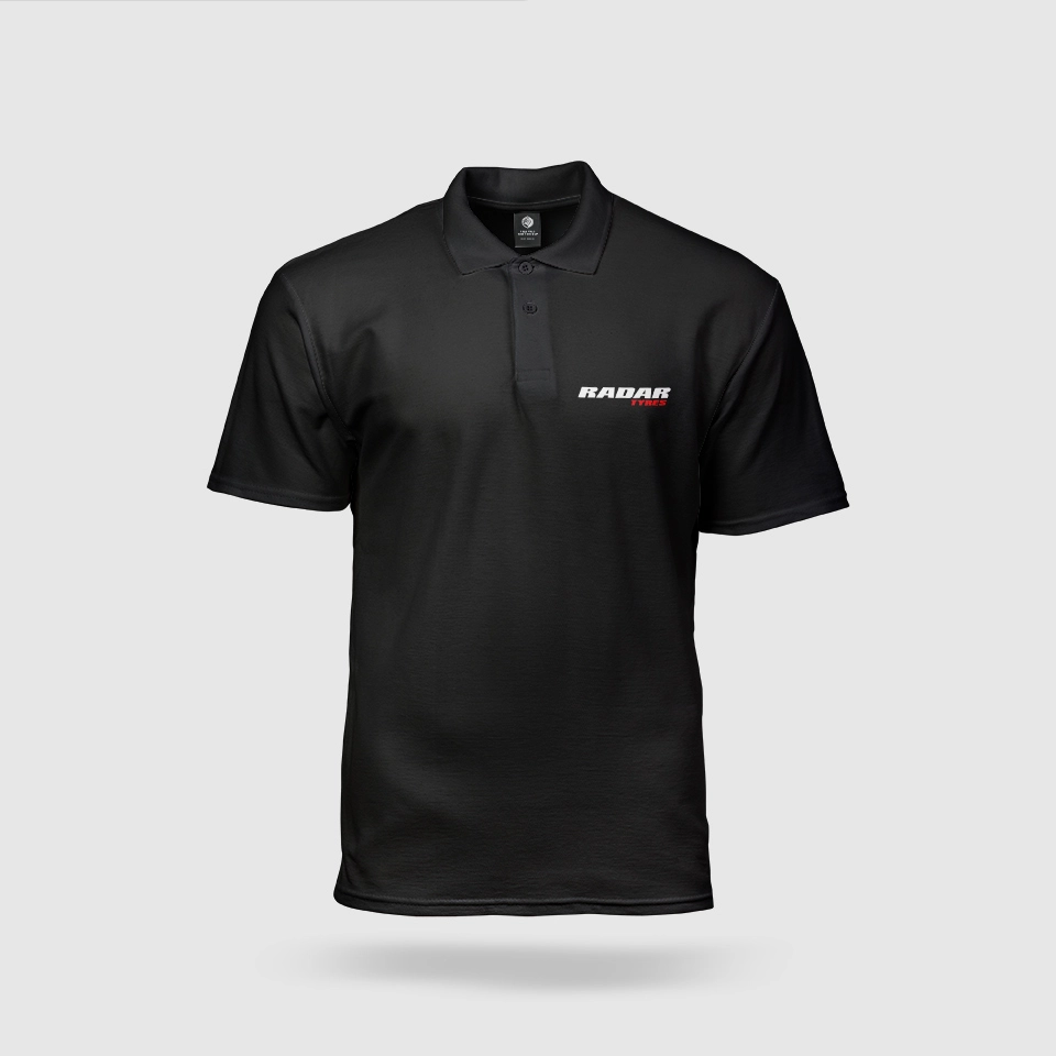 Polo shirt for radar tyres